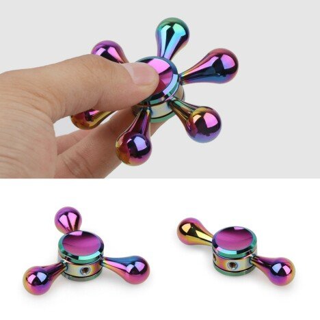 Fidget Spinner Profesional Metalic Otel iUni SM2, Ultrarapid